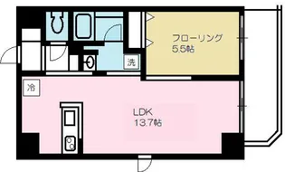 alba【4階】の間取り