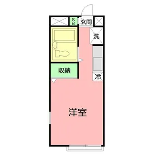 ガーデンハイツ新横浜【2階】の間取り