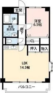 レジデンスHARUMI【1階】の間取り