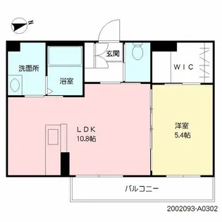 アンビエラ【3階】の間取り