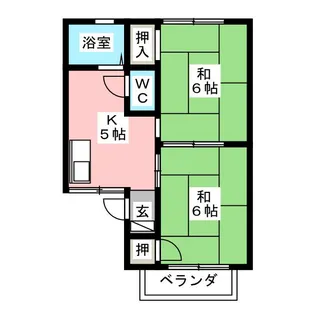 ファミール八幡【2階】の間取り