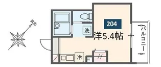 MELDIA番田【2階】の間取り