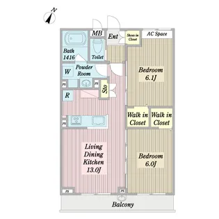 ソラ・コトーネ【3階】の間取り