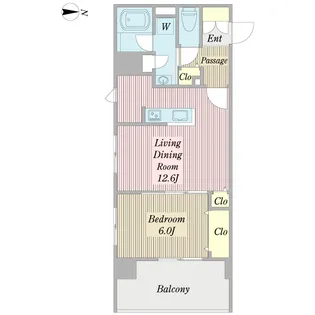 まほろば東蒲田【3階】の間取り
