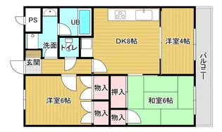 フジビル【3階】の間取り