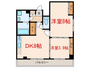 coffret a bijoux【5階】の間取り