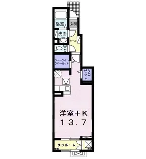 アッシュ ヒル IV【1階】の間取り