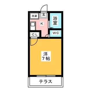 セゾン則武【2階】の間取り