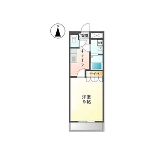 サンモール中島A【1階】の間取り