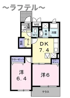 HONESTY・YOUII【1階】の間取り