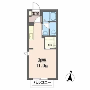 グリーンベルB【1階】の間取り