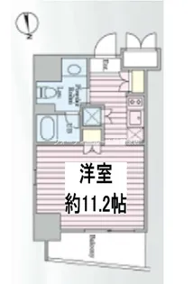 サンイング飯田橋【8階】の間取り