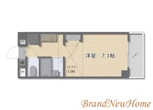 ヴィーブル三国ヶ丘【6階】の間取り
