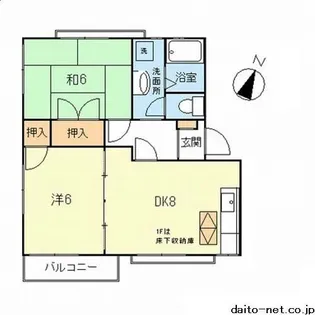 グレースコート【1階】の間取り