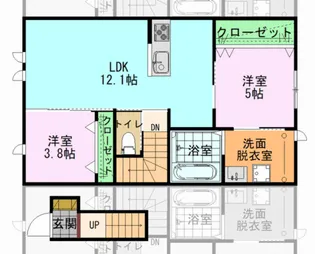 リヴァージュ高浜【2階】の間取り