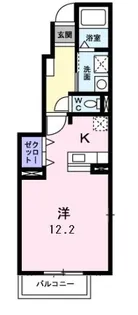 スリール ダンジュ I【1階】の間取り