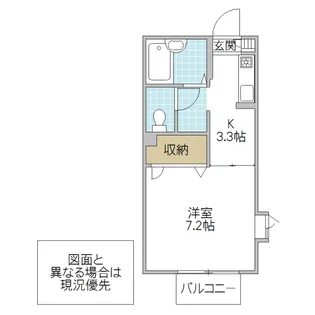 アリア A【1階】の間取り