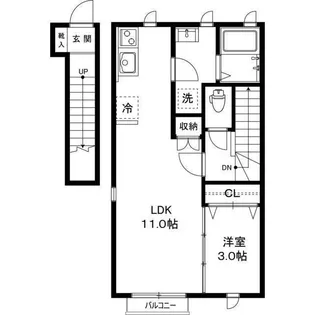 ザルツブルク【1階】の間取り