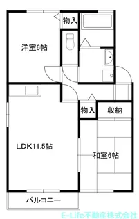 蘇望フォレストC【2階】の間取り