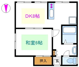 中野ビル【4階】の間取り