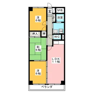 House of D I棟【1階】の間取り