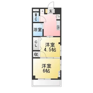 WingCourt岡崎駅【1階】の間取り