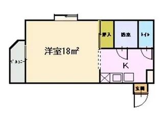 グランドール小松島【4階】の間取り