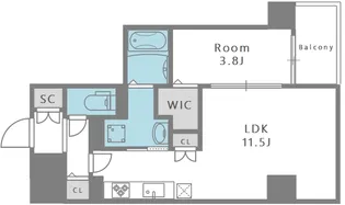 LA MAISON VERTE【4階】の間取り