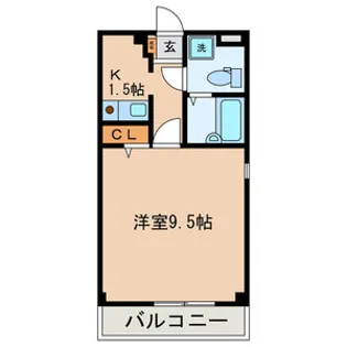 アクシス西新宿【3階】の間取り