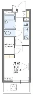 レオパレス徳丸ヒルズ【1階】の間取り