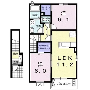 アルドーレII【2階】の間取り