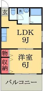 サンパレス平塚3【2階】の間取り