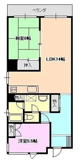 カンノインビル【4階】の間取り