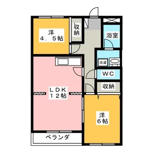 コミネマンション【2階】の間取り