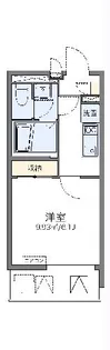 レオネクストアヴリール九条【2階】の間取り