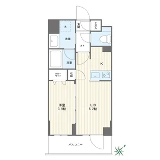 プライムネクサス雑色 Alba Court【3階】の間取り