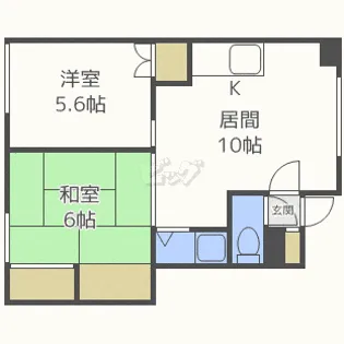 多摩ハイツ【1階】の間取り