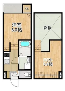 MODERN PALAZZO MATSUYAMA【2階】の間取り