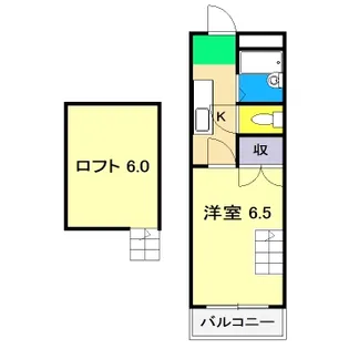 ピュア高須II【4階】の間取り