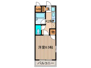 アクティブパレス百合ヶ丘B-7【2階】の間取り