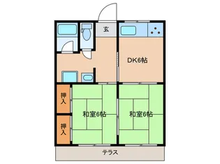 メゾンオカベA棟【1階】の間取り