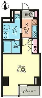プライムアーバン学芸大学II【9階】の間取り