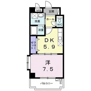 スレジュモ【1階】の間取り