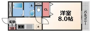 南壱番館【1階】の間取り