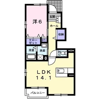 ケープ I【1階】の間取り