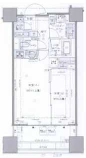 シティタワー銀座東【8階】の間取り