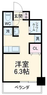 カーサフェリーニ【4階】の間取り