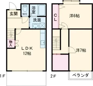 ルシアコート村野の間取り