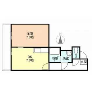リュミエ白銀【4階】の間取り