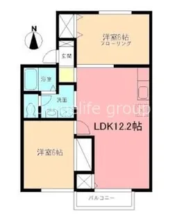 ビューバレーKII【2階】の間取り